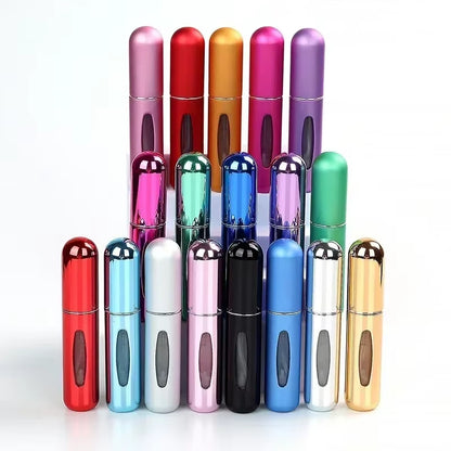 Hot 5Ml Mini Portable Perfume Refill Bottle Refillable Spray Jar Scent Pump Empty Cosmetic Containers Atomizer for Travel Tools