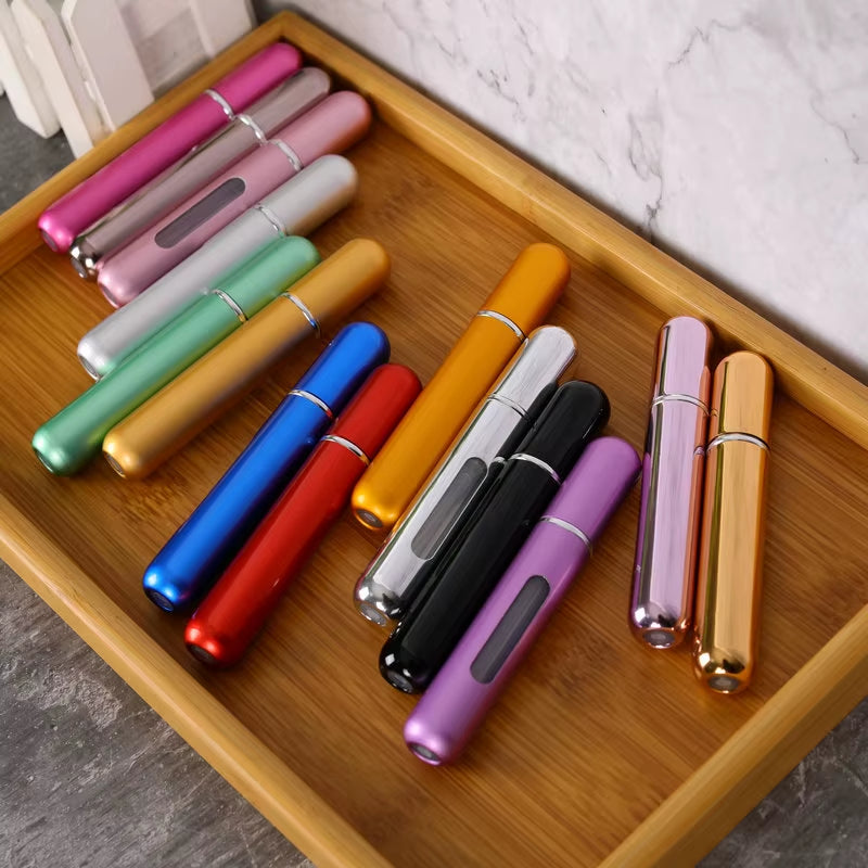 5/8/10Ml Perfume Refill Bottle Portable Mini Refillable Spray Jar Scent Pump Empty Cosmetic Containers Atomizer Travel Tool