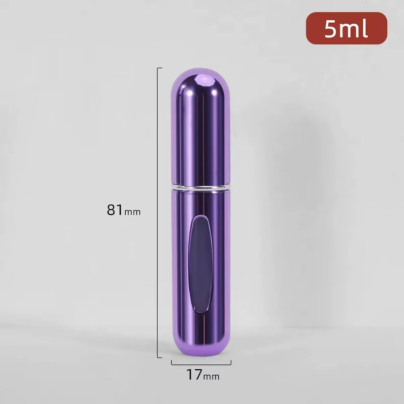 5/8/10Ml Perfume Refill Bottle Portable Mini Refillable Spray Jar Scent Pump Empty Cosmetic Containers Atomizer Travel Tool