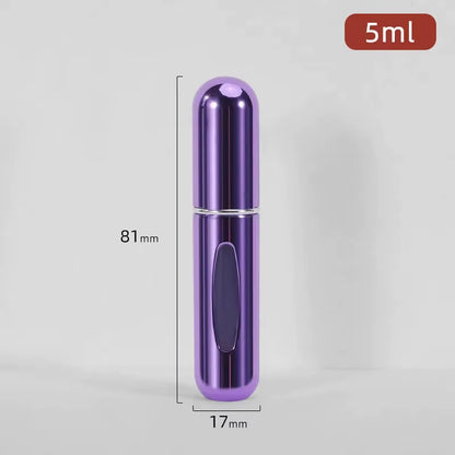 5/8/10Ml Perfume Refill Bottle Portable Mini Refillable Spray Jar Scent Pump Empty Cosmetic Containers Atomizer Travel Tool