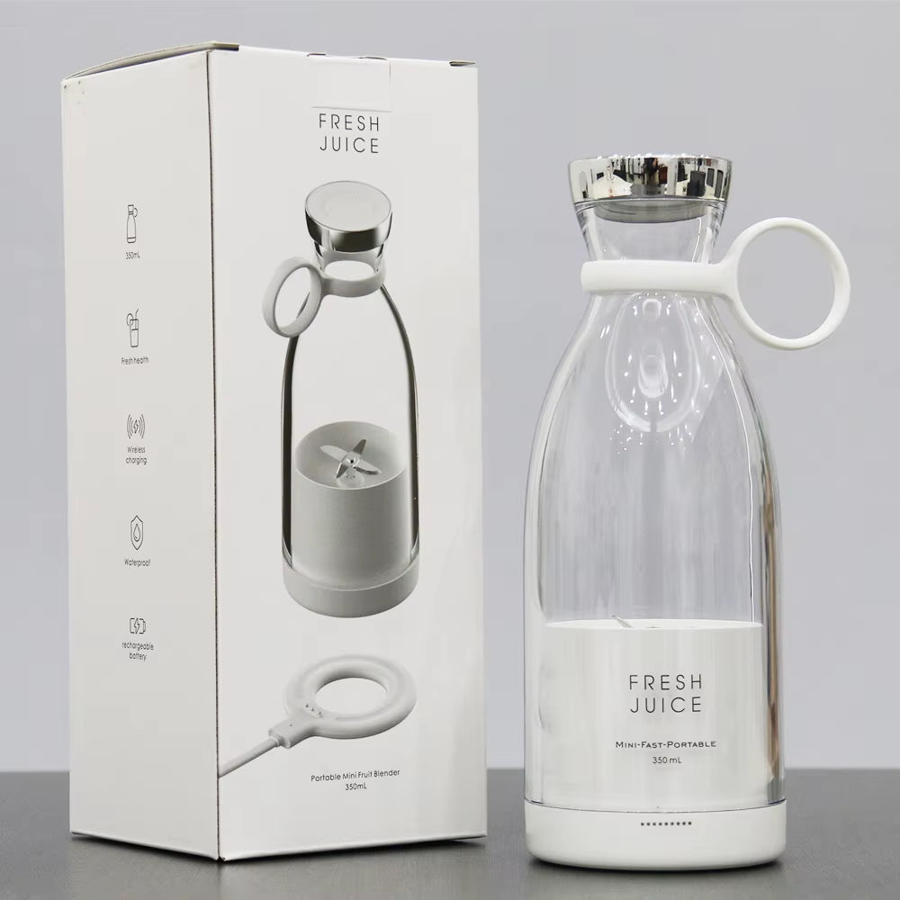 Kitchen Electric Mini Mixer Professional Shaker Bottle Fresh Juice Cup Rechargeable Household Smoothie Blender Portable